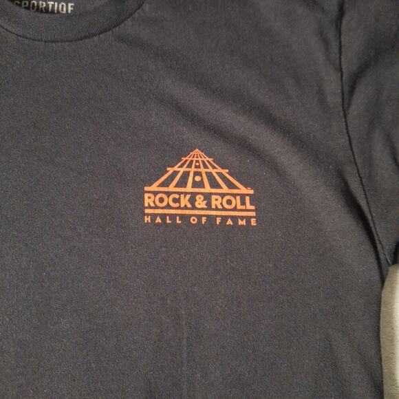 ROCK AND ROLL HALL OF FAME MUSEUM T-Shirt Size Small Vintage Double-Sided Cotton - Picture 2 of 7